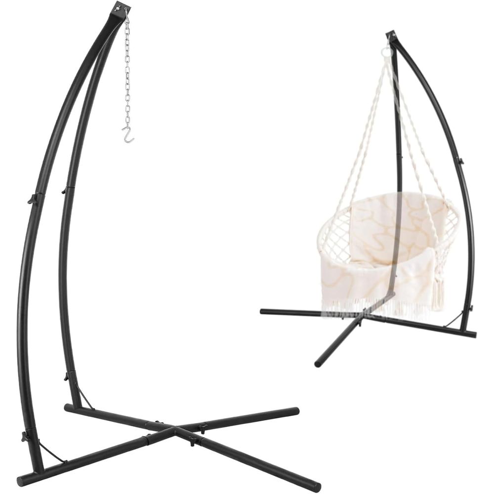 Outdoor Furniture Rh - Hammock Swing Stand, Hanging Chair C-Stand,