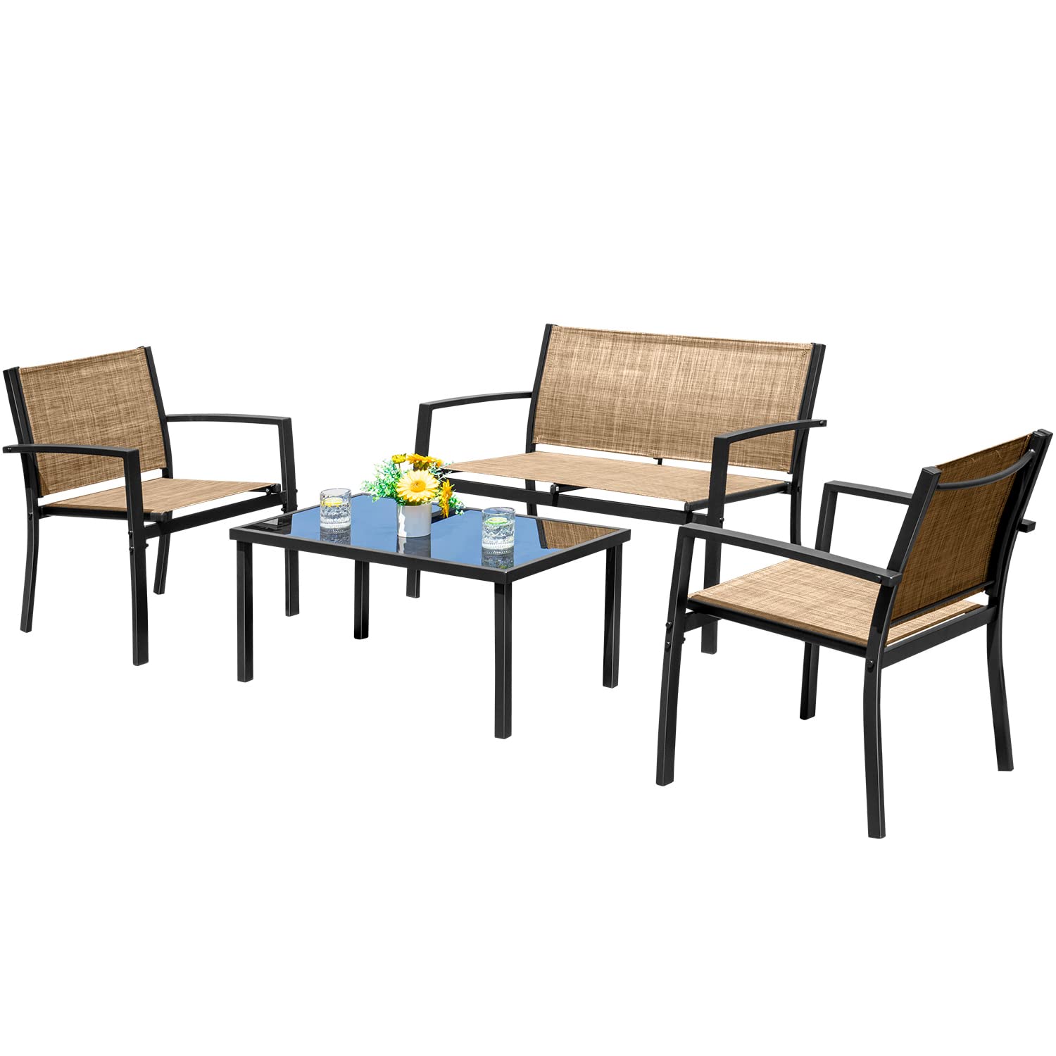 Outdoor Furniture Ofo - o*-Outdoor Furniture Set 4 Piece Patio