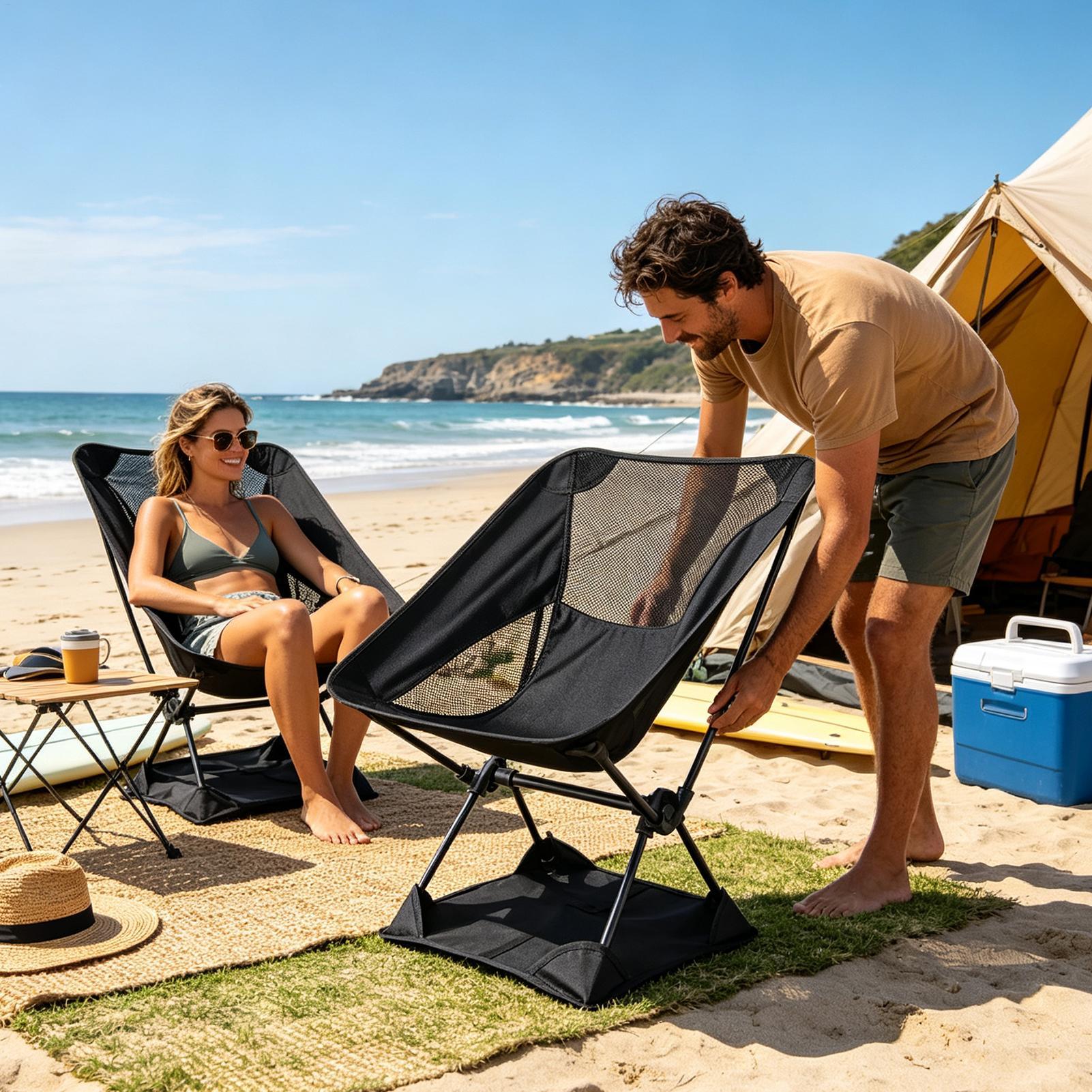 Outdoor Furniture Lowes - Oxford Cloth Anti-Sink Camp Chair Ground