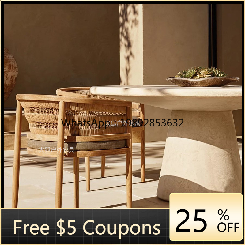 Outdoor Furniture Rh - YYFY Outdoor Teak RH Table and