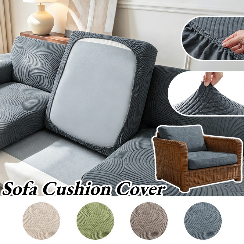 Outdoor Furniture No Cushions - Outdoor Sofa Jacquard Cushion Cover Set