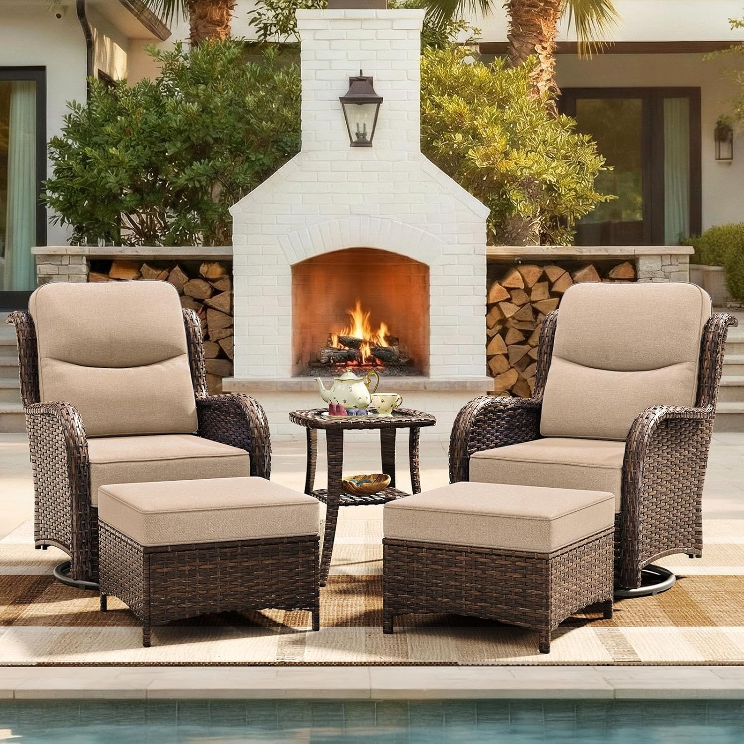 o*-Luxury Patio Furniture Set  - đánh giá và giá Outdoor Furniture Ofo