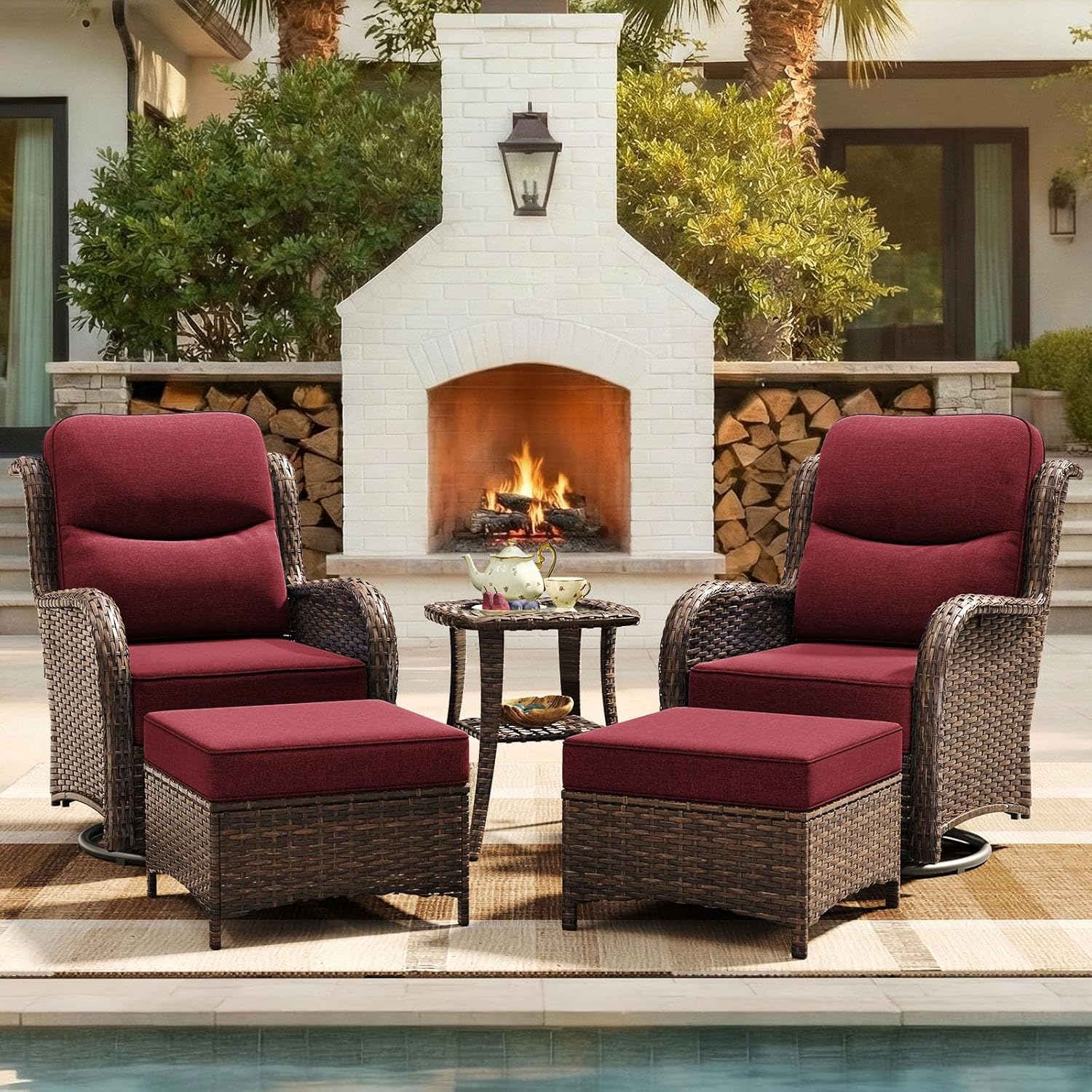 o*-Luxury Patio Furniture Set  - đánh giá và giá Outdoor Furniture Ofo