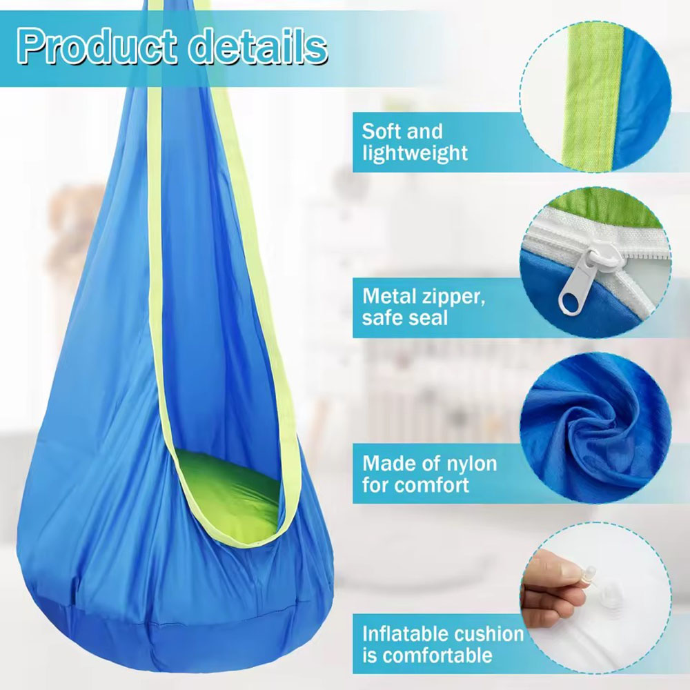 Kids Pod Swing Seat Nylon Hang - đánh giá và giá Outdoor Furniture Rh