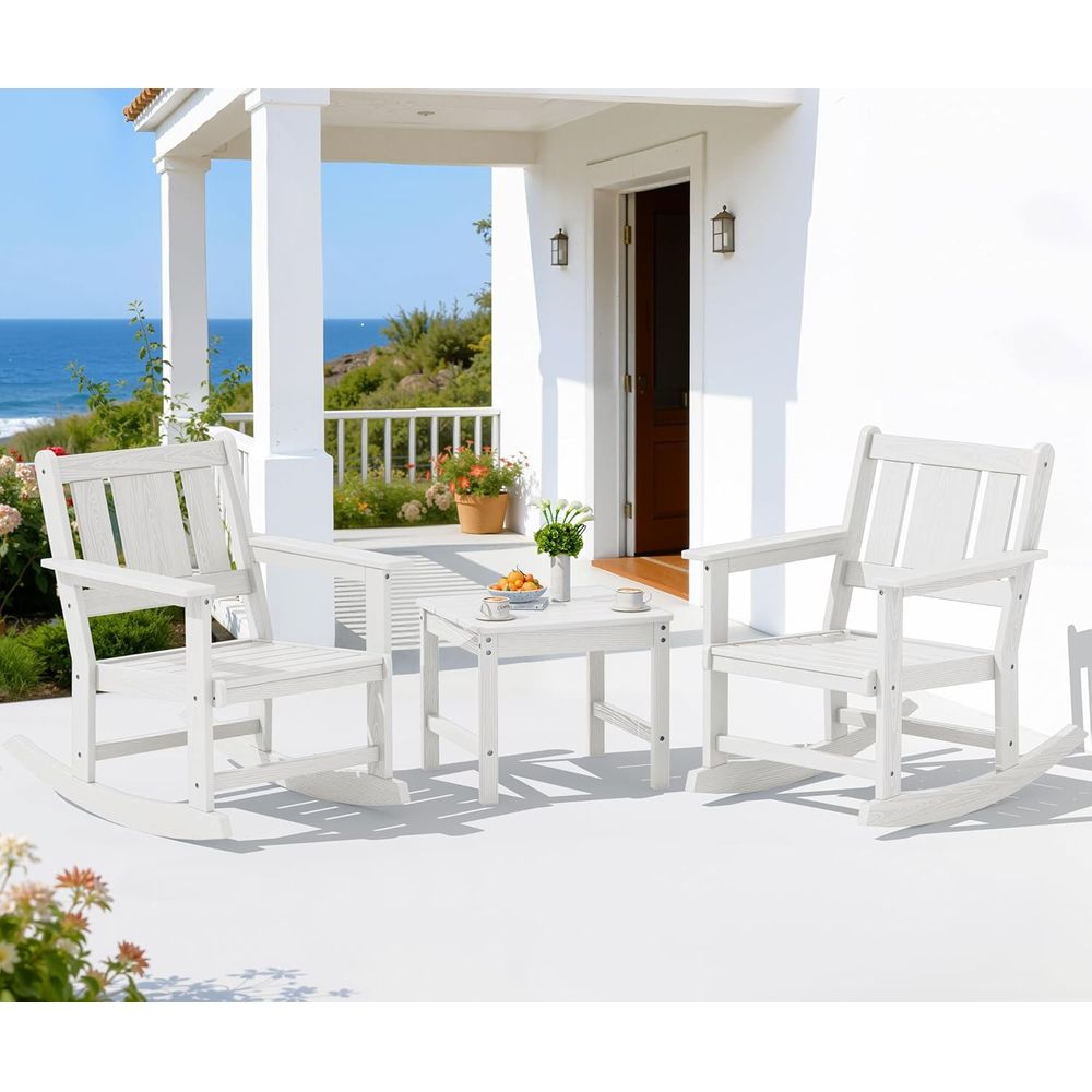 Outdoor Rocking Chairs Set o 2 - đánh giá và giá Outdoor Furniture Ofo