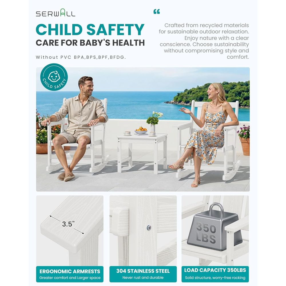 Outdoor Rocking Chairs Set o 2 - đánh giá và giá Outdoor Furniture Ofo