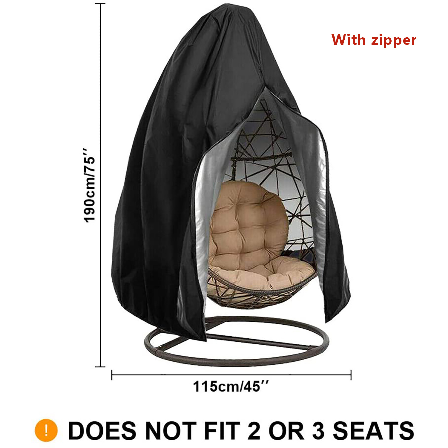 1 Piece Hanging Egg Chair Swin - đánh giá và giá Outdoor Furniture Rh