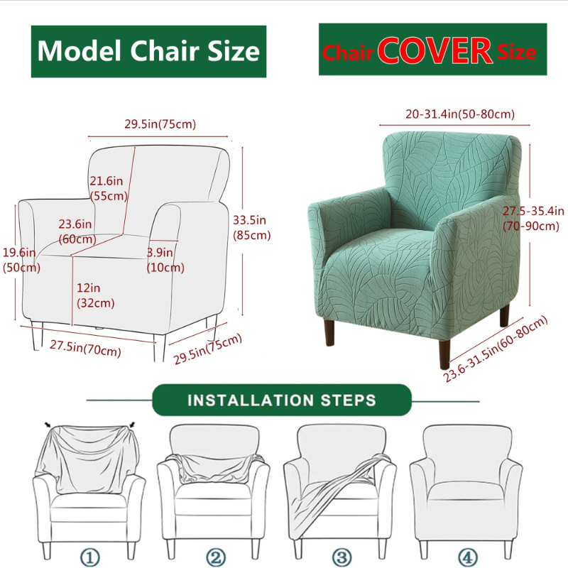 1PC Tub Bar Sofa Cover Jacquar - đánh giá và giá Outdoor Furniture Near Me