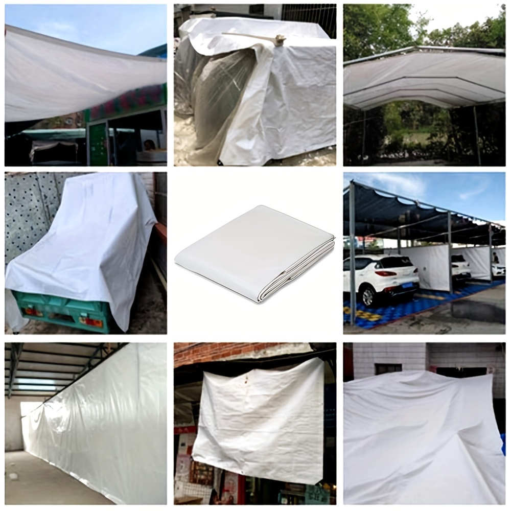 Large Custom Tarpaulin White 3 - đánh giá và giá Sun Sail Shade