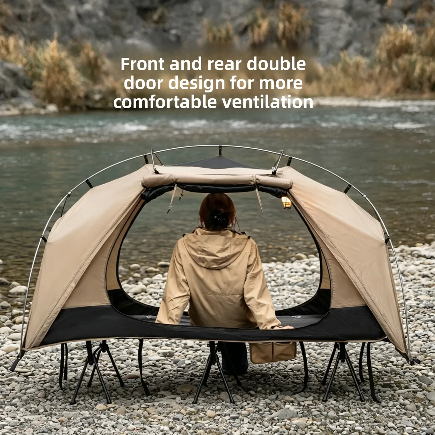 MOUNTAINHIKER Outdoor Camp Bed - đánh giá và giá Outdoor Furniture Sunbrella