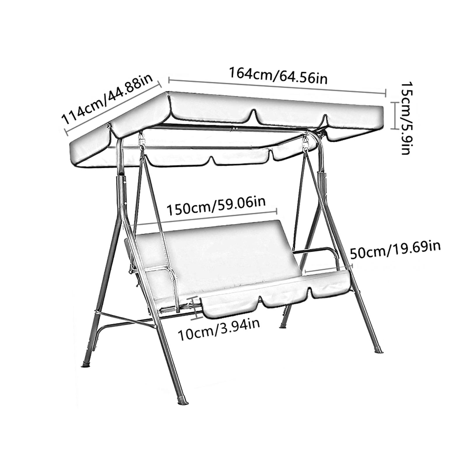 Patio Swing Canopy Rainproof w - đánh giá và giá Outdoor Furniture Sunbrella