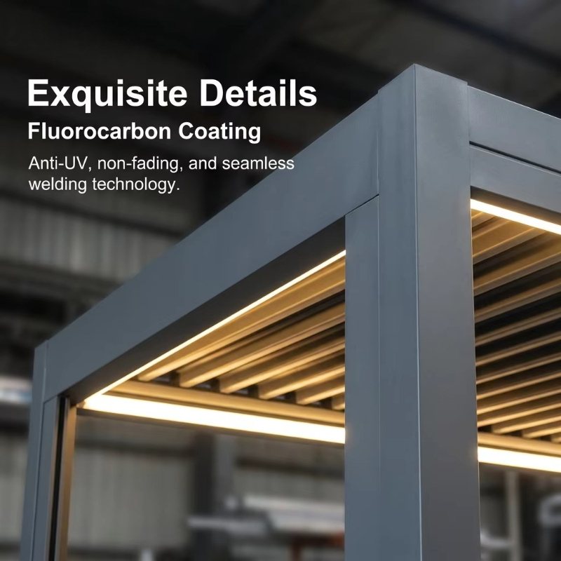 Luxury Aluminum Pergola Custom - đánh giá và giá Outdoor Furniture Sunbrella