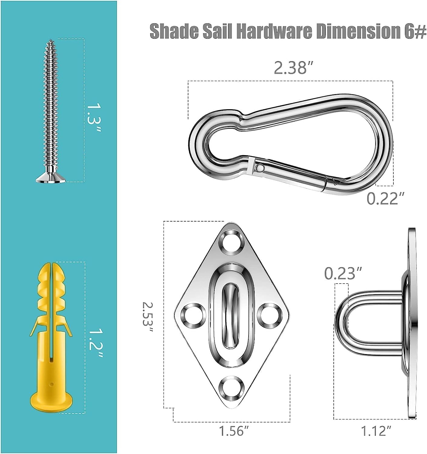 Kaiwei 304 Stainless Steel Wir - đánh giá và giá Sun Sail Shade