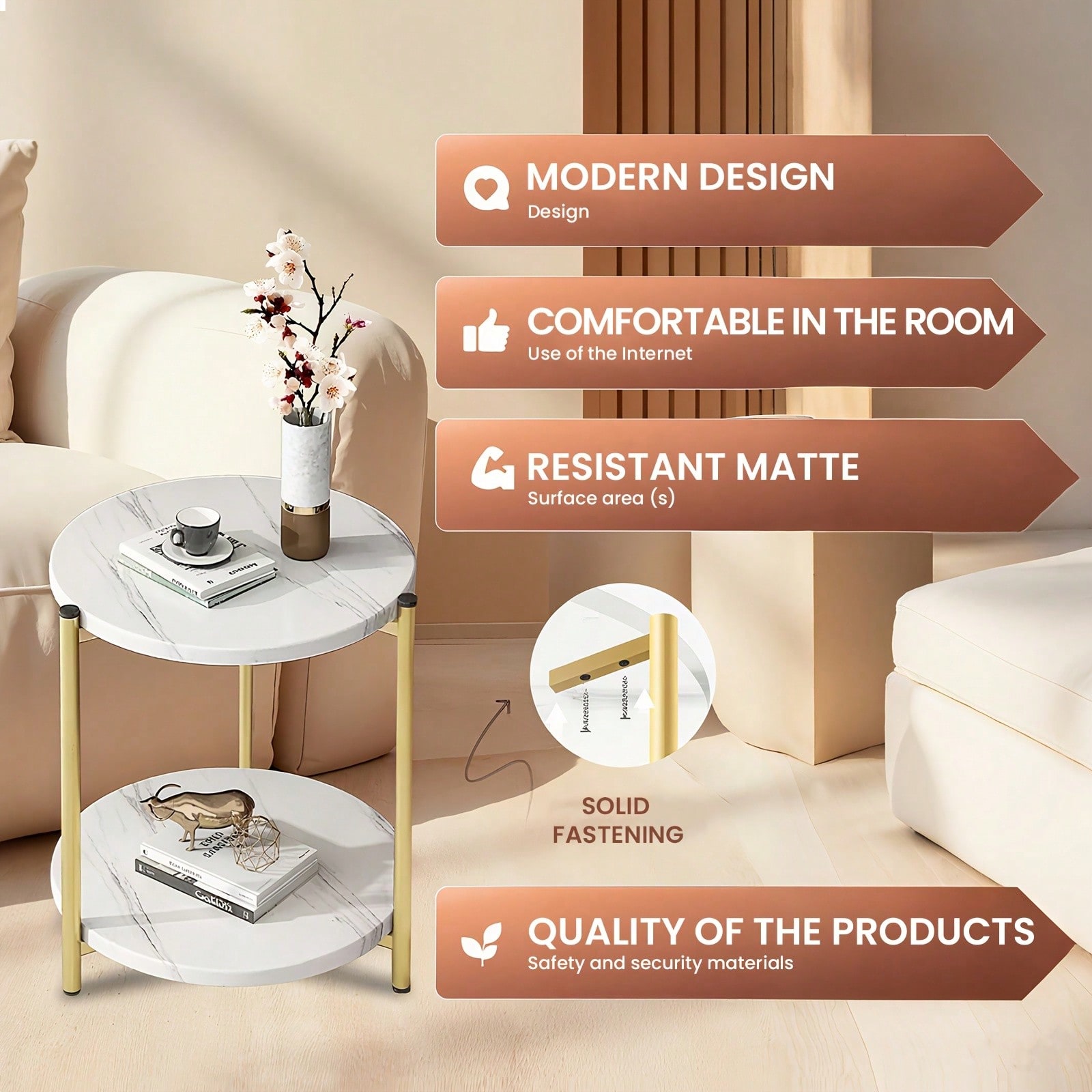Double-Tier Round Side Table,  - đánh giá và giá Outdoor Furniture Near Me