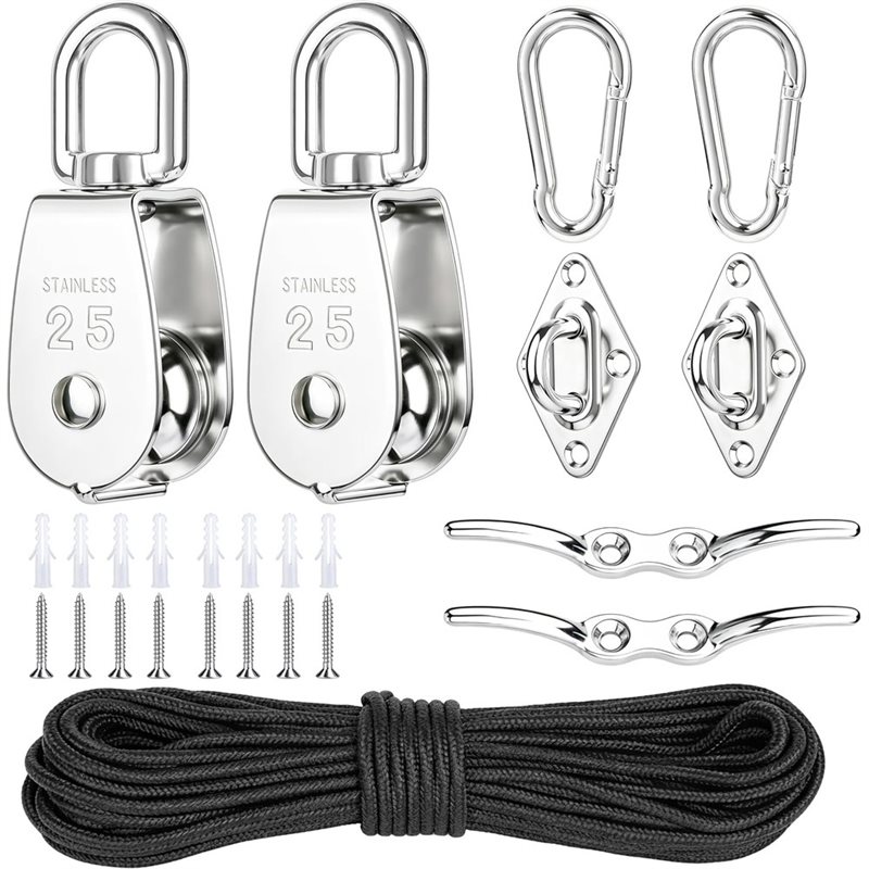 L60A Pulley Block Nylon Rope E - đánh giá và giá Sun Sail Shade