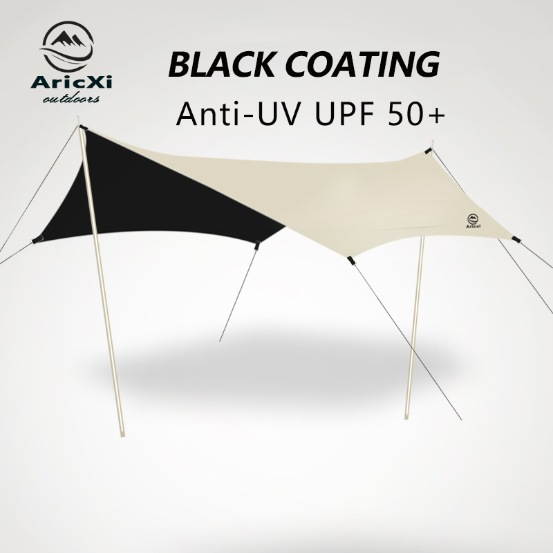 Aricxi Đen Phủ Bạt Cắm Trại Ng - đánh giá và giá Sun Sail Shade
