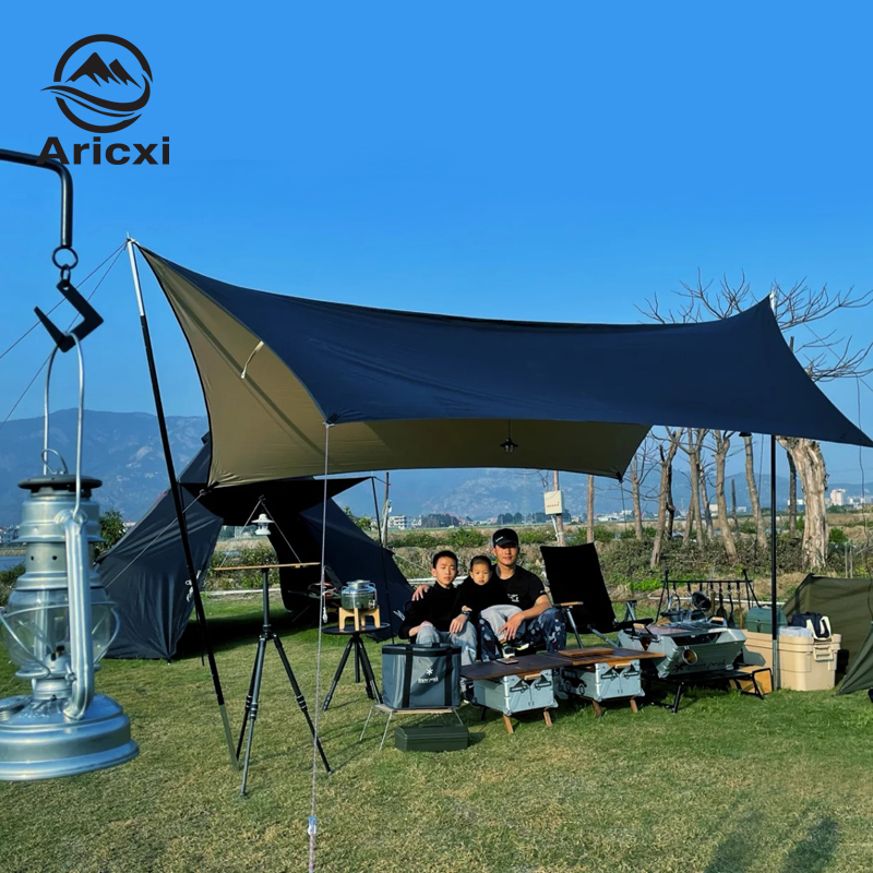 Aricxi Đen Phủ Bạt Cắm Trại Ng - đánh giá và giá Sun Sail Shade