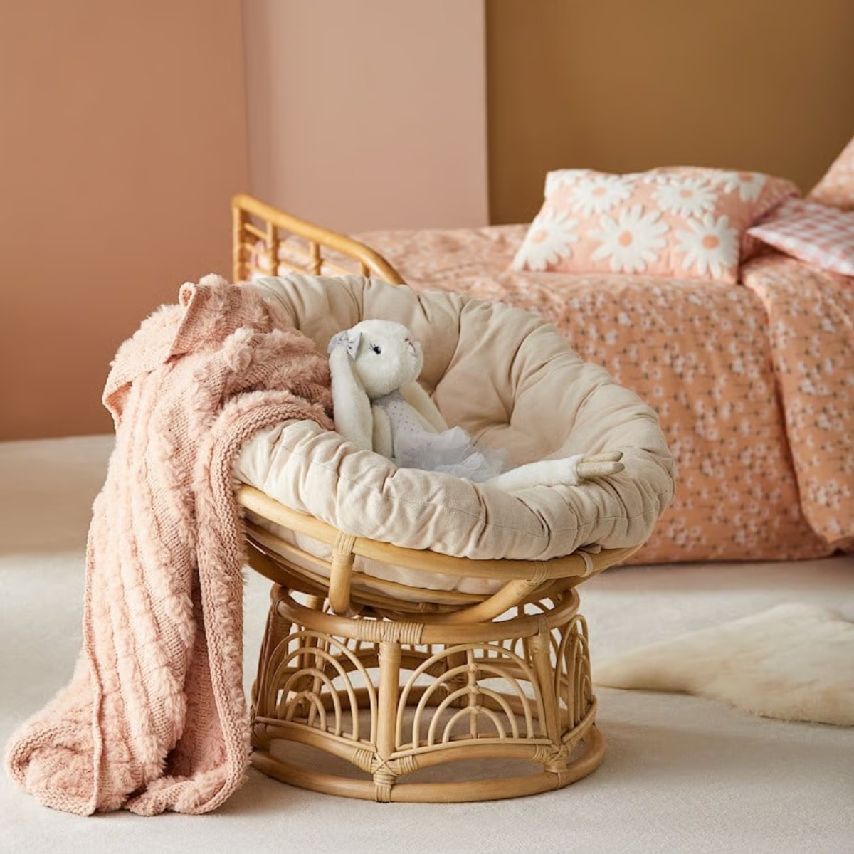 #Bohemian Rattan Papasan Chair - đánh giá và giá Outdoor Furniture Vietnam