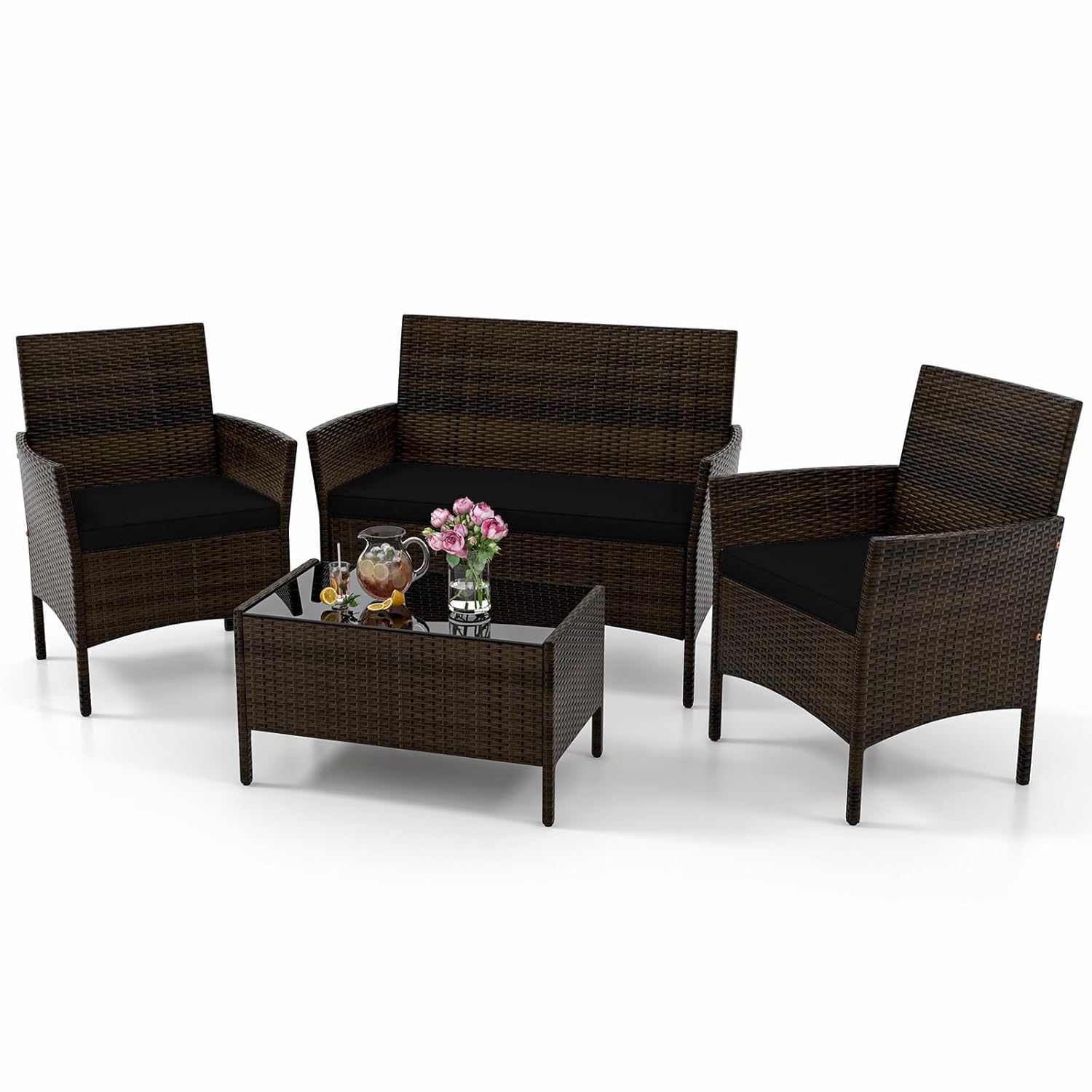 o*-4 Piece Patio Furniture Set - đánh giá và giá Outdoor Furniture Ofo