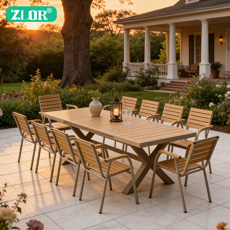 Modern Aluminum Frame Outdoor  - đánh giá và giá Outdoor Furniture No Cushions