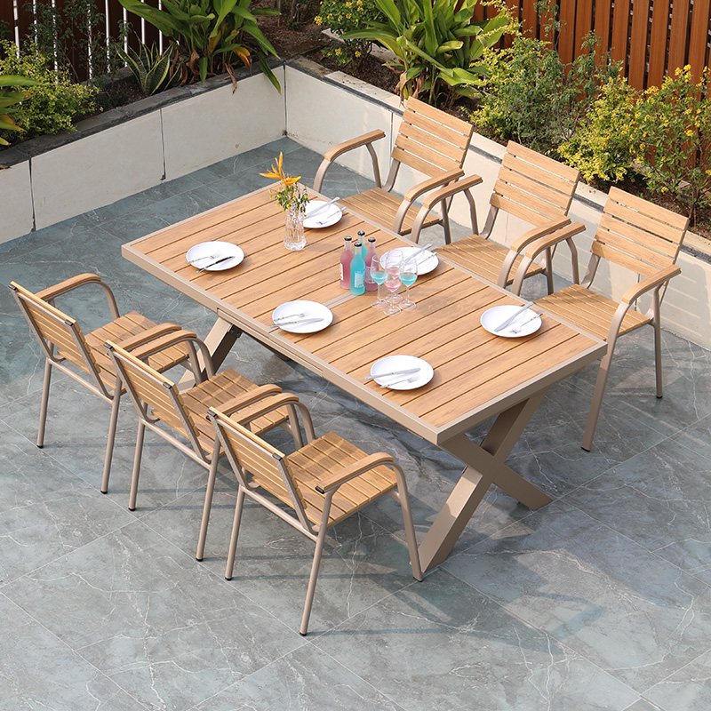 Modern Aluminum Frame Outdoor  - đánh giá và giá Outdoor Furniture No Cushions