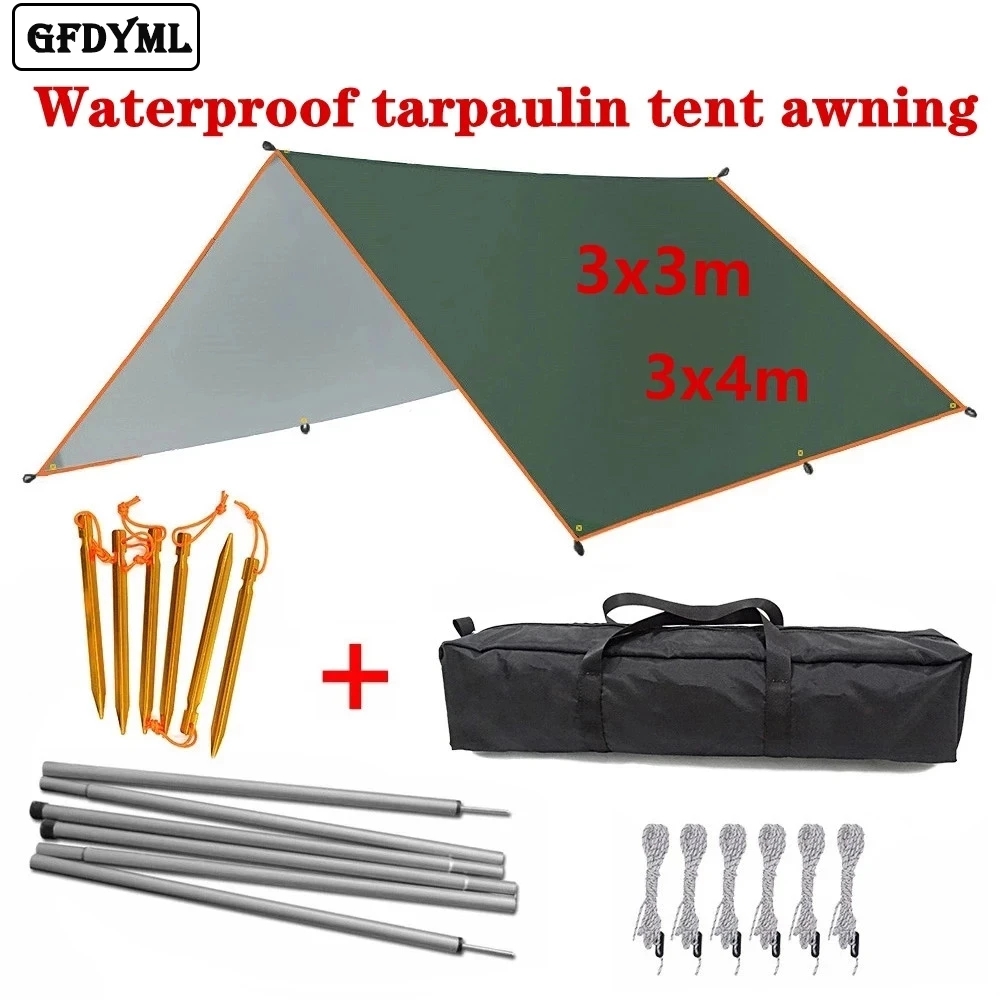 4x3m 3x3m Awning Waterproof Ta - đánh giá và giá Sun Sail Shade