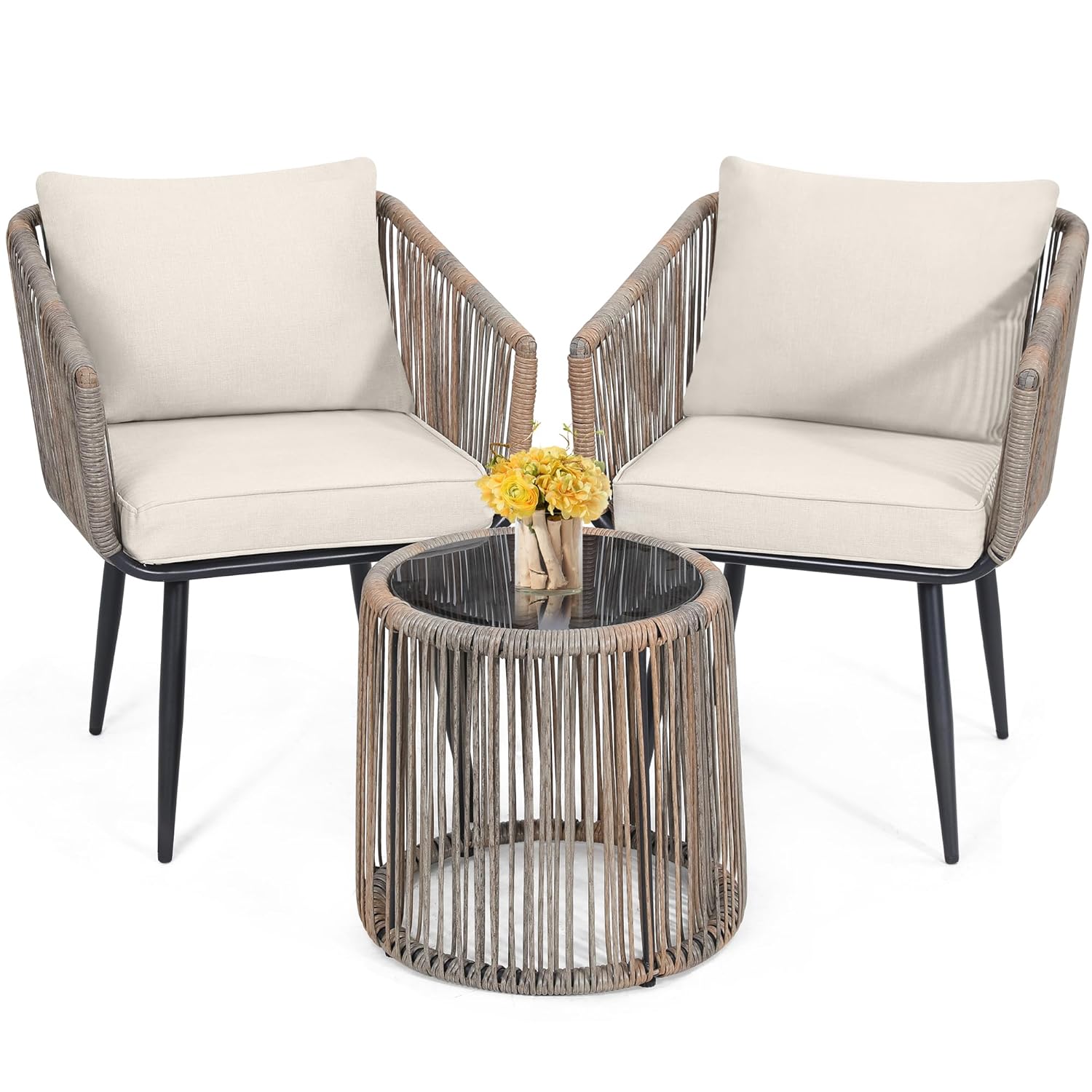o*-4 Piece Patio Bistro Outdoo - đánh giá và giá Outdoor Furniture Ofo
