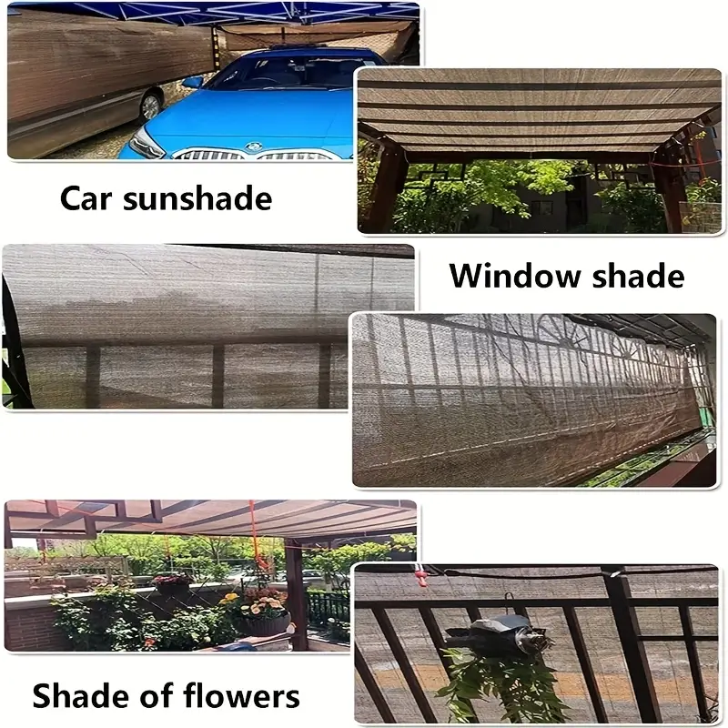 UV Protection Brown PE Shade C - đánh giá và giá Outdoor Furniture Hdpe