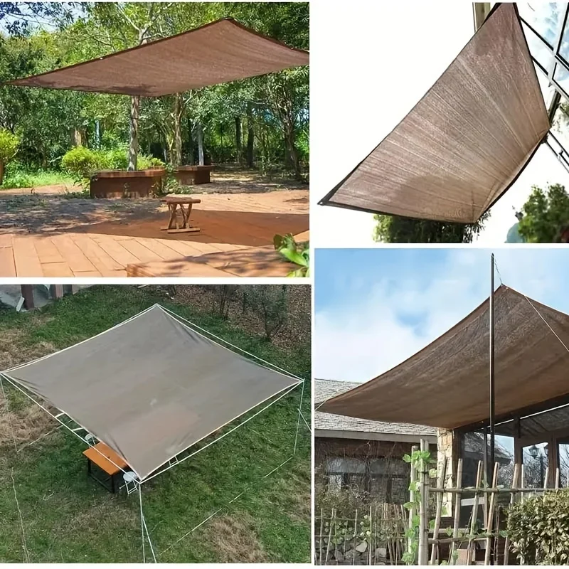 UV Protection Brown PE Shade C - đánh giá và giá Outdoor Furniture Hdpe